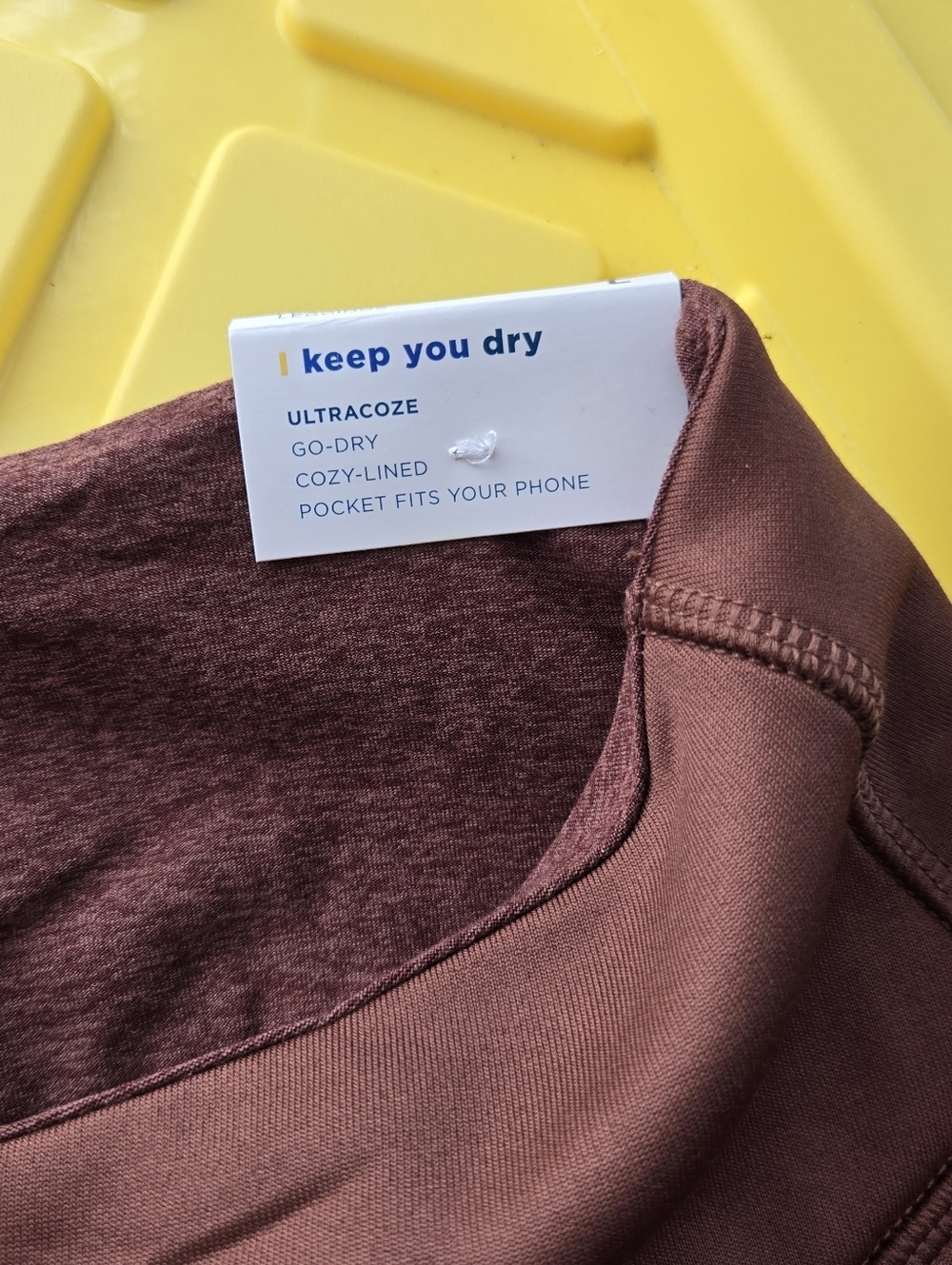 Old Navy Brown High-Rise Full-Length Leggings Ultra Cozy -Size L - Picture 3 of 8
